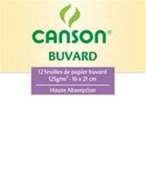 BUVARD CANSON 16X21 125G X12