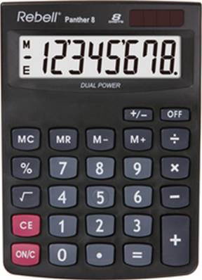 CALCULATRICE REBELL PANTHER 8 CHIFFRES