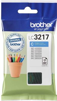 CARTOUCHE BROTHER LC3217 CYAN