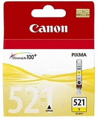 CARTOUCHE CANON 521 YELLOW