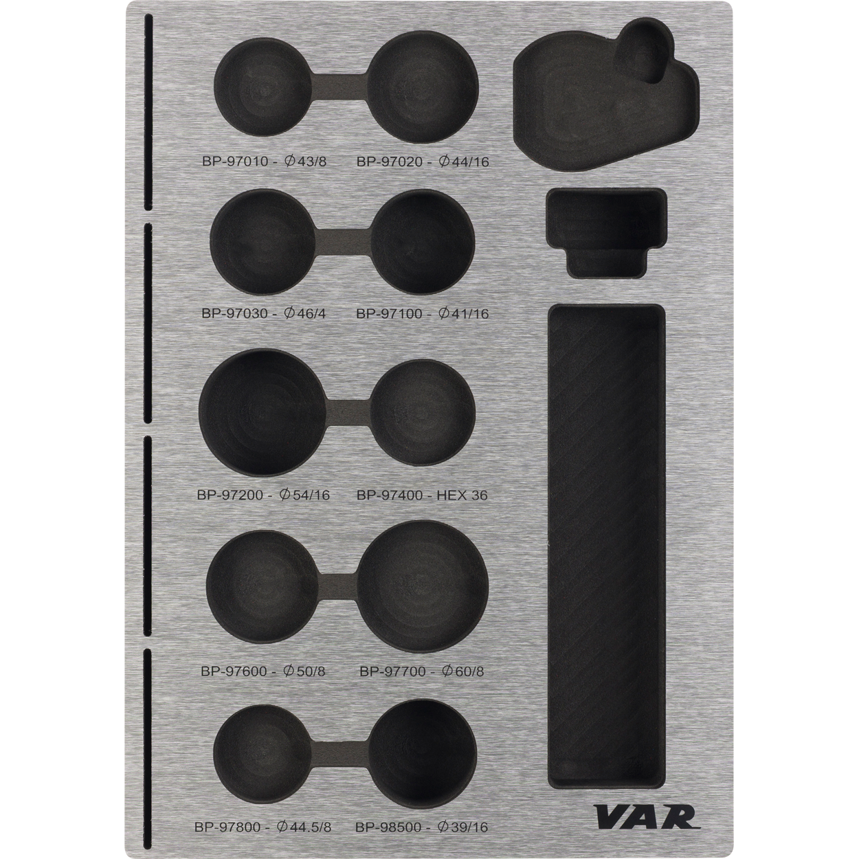 Mousse outils pour ecrous de blocage eBike avec prédécoupe