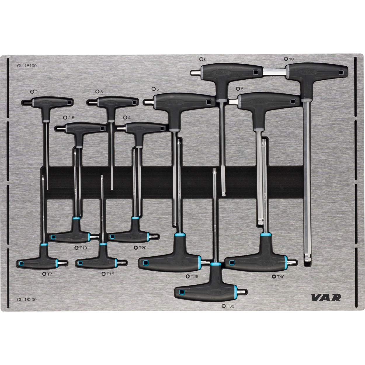 Mousse outil pour clés hexagonales et Torx - OUTILS INCLUS