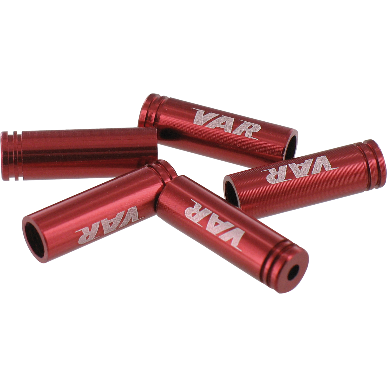 Sachet de 4 embouts gaine dérailleur - rouge