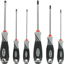 Set of 6 professional screwdrivers