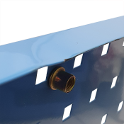 Panneau porte-outils bleu (RAL5012) - DESTOCKAGE EXPO - PRIX NET