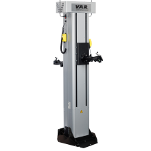 Double electric repair stand with floor fastening - 85Kg