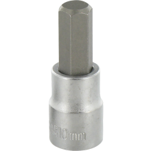Embout hexagonal 10mm - carré 3/8'' p/ clé dynamométrique