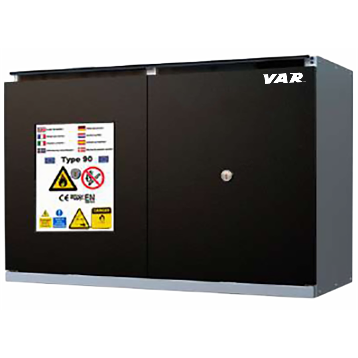 Armoire stockage batteries basse 110cm - étagère