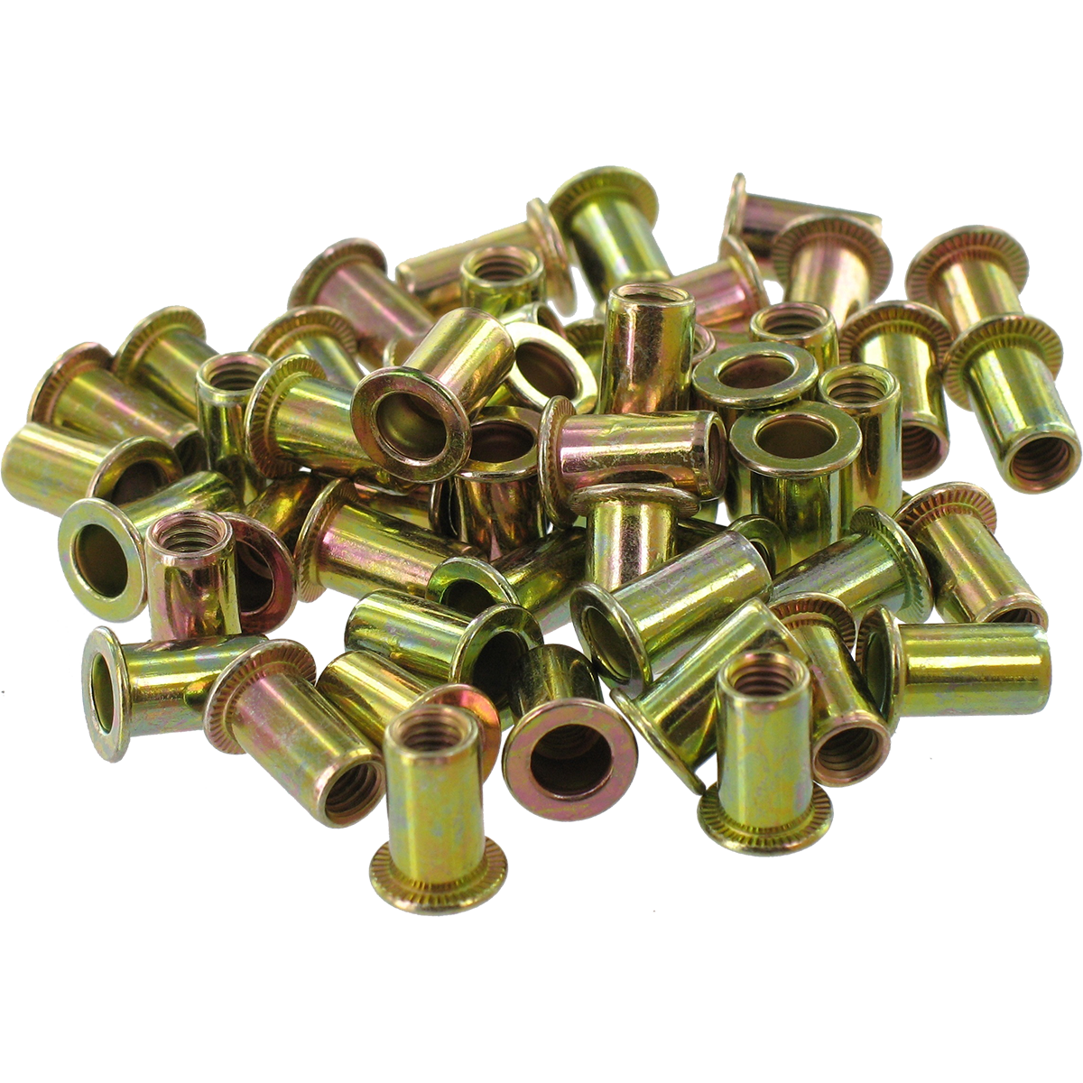 Sachet 50 écrous aveugles en M5 pour porte-bidons et accessoires
