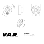 Outil pour boitier pédalier Enduro T47 et ThreadFit 30 