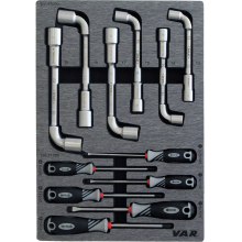 Tool tray for screwdrivers and socket wrenches - TOOLS INCLUDED