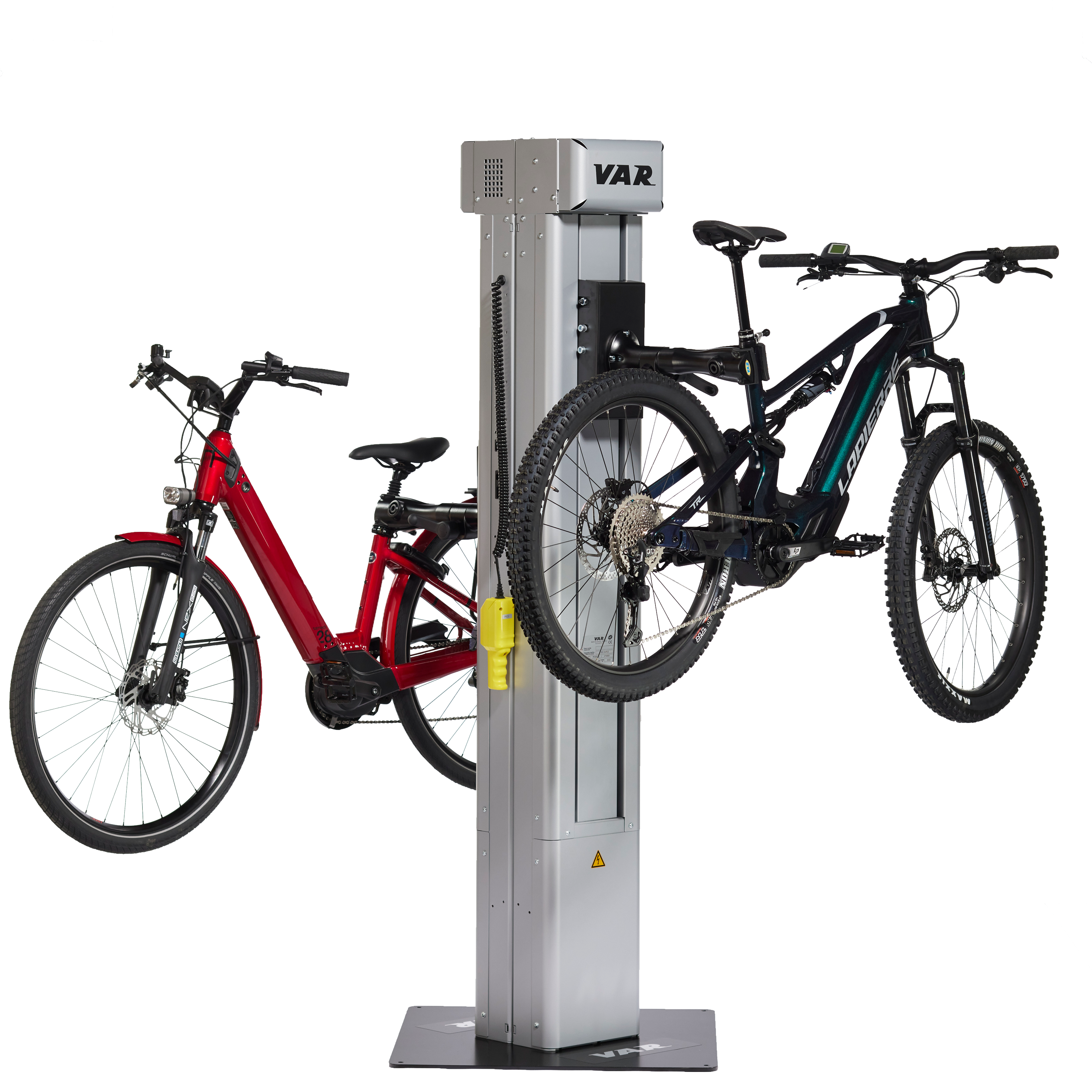 Pied électrique professionnel avec ancrage au sol - 2 pinces 