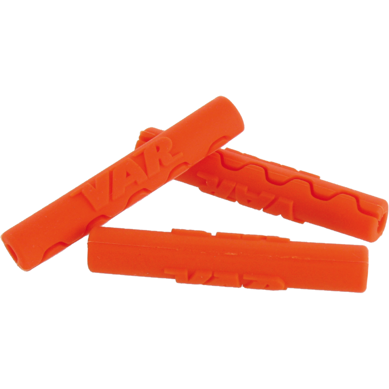 Polybag 4 cable tips 4mm - orange