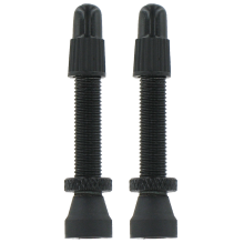 2 alloy Presta valves - 35mm black