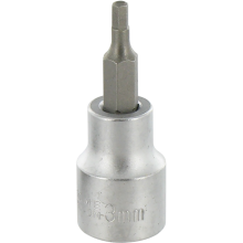 3mm hex bit socket - 3/8" drive for torque wrenches