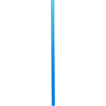 Single-sided panel connector - RAL 5012 blue painting