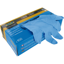 Box 100 nitrile mechanic's gloves - size XL