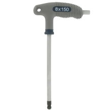 8mm P-handled hex wrench with a ball-end