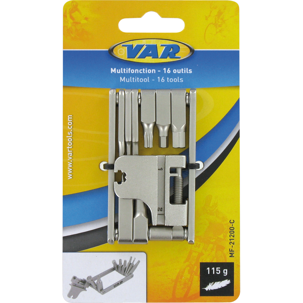 Multitool 16 functions carded