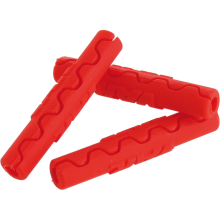 Polybag 4 cable tips 4mm - red