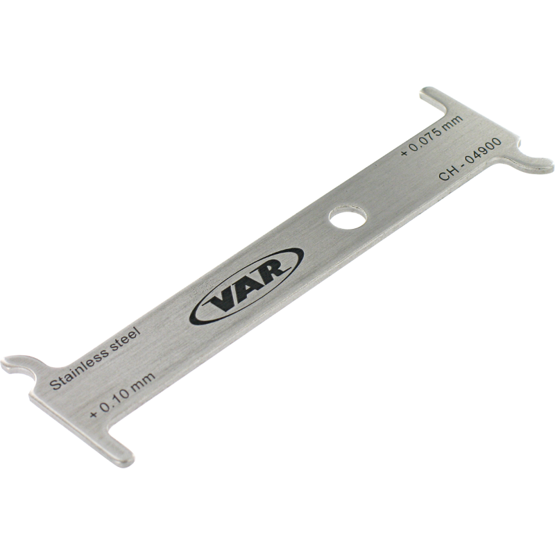 Chain wear indicator - carded