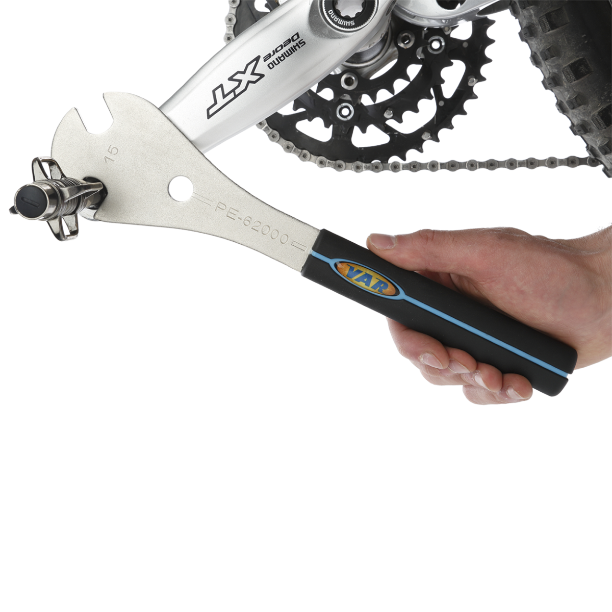 Premium pedal wrench carded