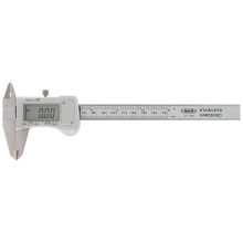 Electronic digital caliper with metal cover - capacity up to 150mm 