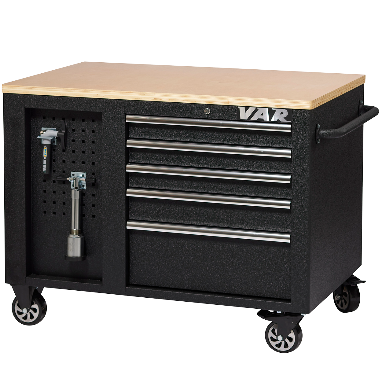 Servante établi 10 tiroirs 2 portes - Edition noire