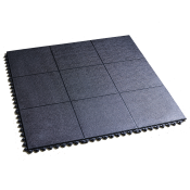 Anti-fatigue floor mat 915x915x16mm - black