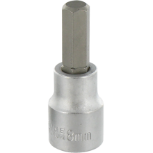 8mm hex bit socket - 3/8" drive for torque wrenches