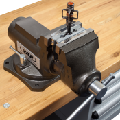 Professional axle and pedal vise