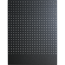 Corner tool panel - black granite painting