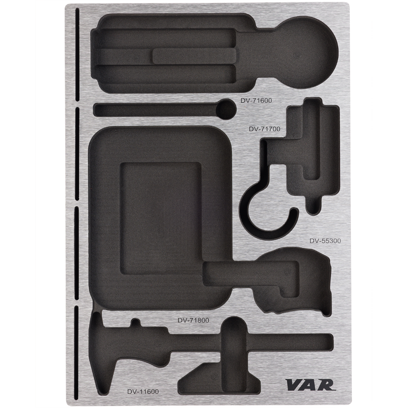 Mousse outils pour outils de mesure avec prédécoupe
