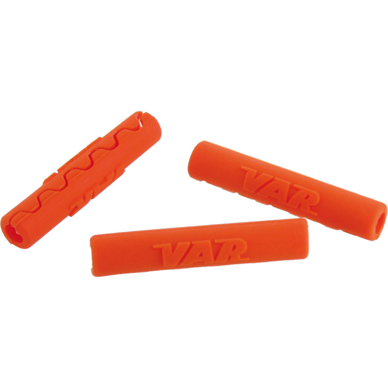 Polybag 4 cable tips 5mm - orange