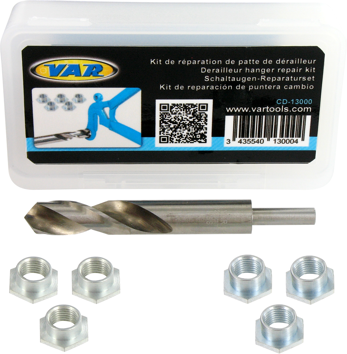 Kit réparation patte derailleur arriere