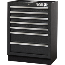 7-drawer cabinet - full black series