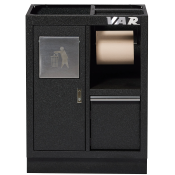Trash can cabinet - full black series