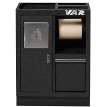 Trash can cabinet - full black series