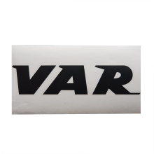 VAR sticker - black letters - w/o background 234x109mm