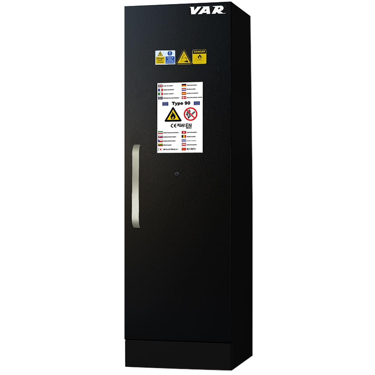 Armoire stockage batteries haute 60cm - étagères