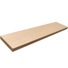 Beech plywood corner bench top extension 1095x230