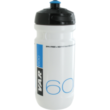 600ml white water bottle - black & blue