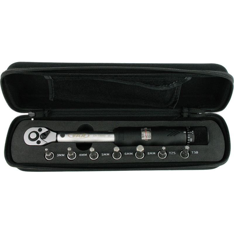 314Nm CONSUMER torque wrench with hex bits set