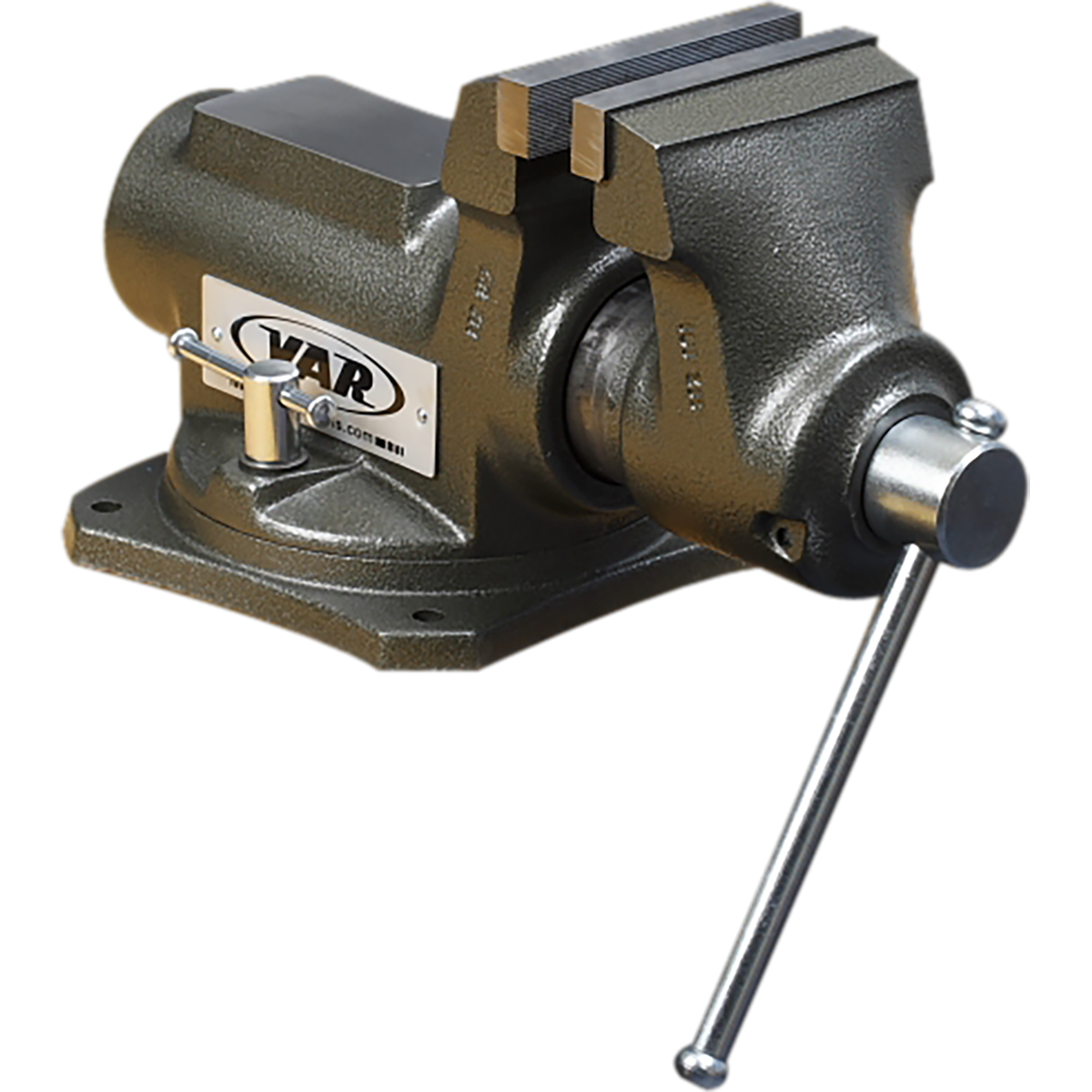 Professional bench vise w/ swivelling base 125mm