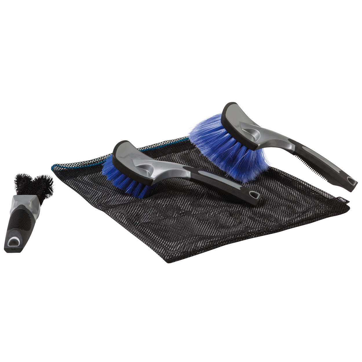 Kit de brosses de nettoyage (3 brosses et 1 filet)