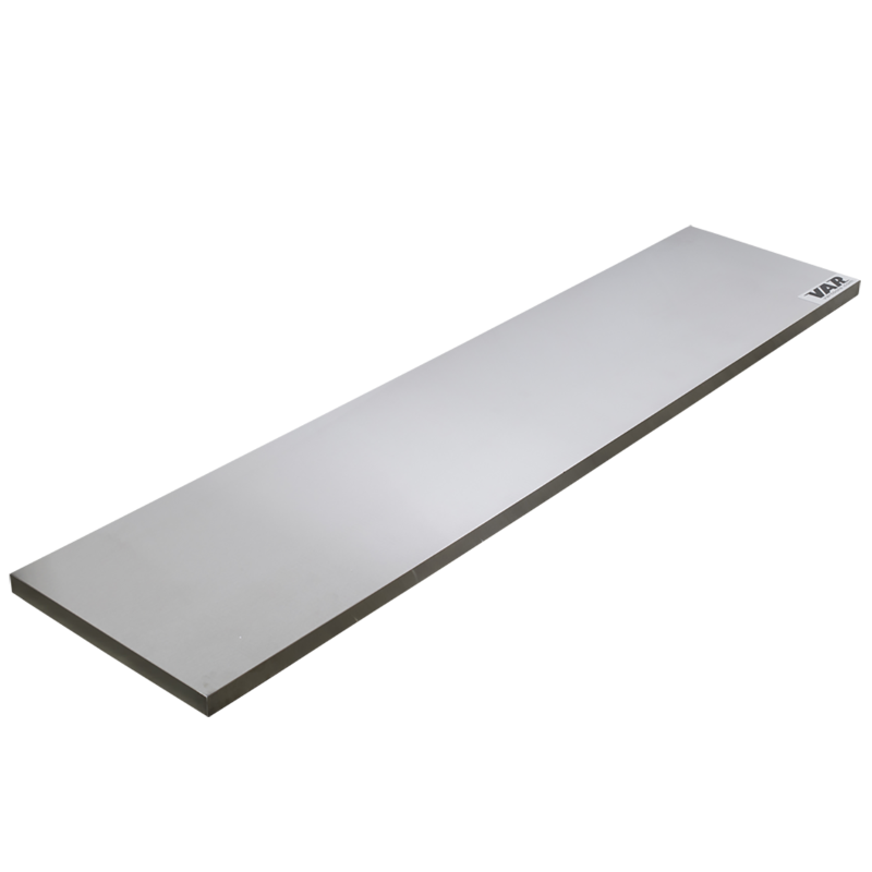 Stainless steel bench top for 3 units -  length 204cm