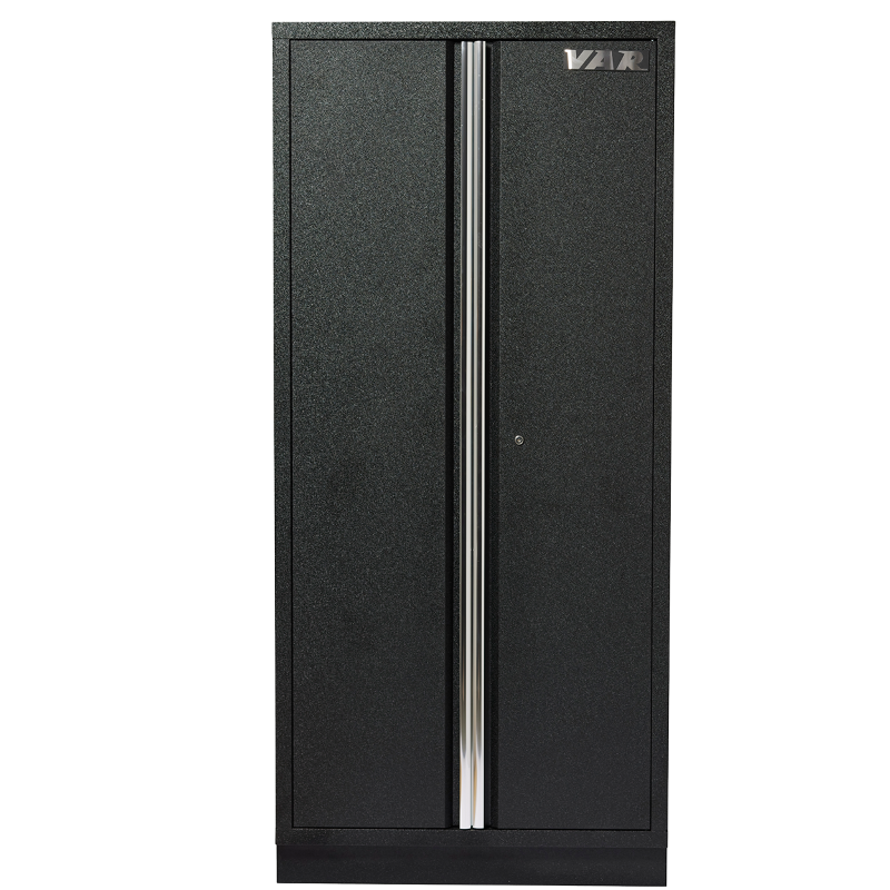 2-door tall cabinet with 4 shelves - full black series