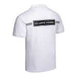 Polo SÉCU-ONE SÉCURITÉ PRIVÉE blanc