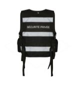 Gilet tactique multi poches HV THOR SECURITE PRIVEE - Noir