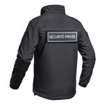 Veste Softshell SÉCU-ONE flap Sécurité Privée noir